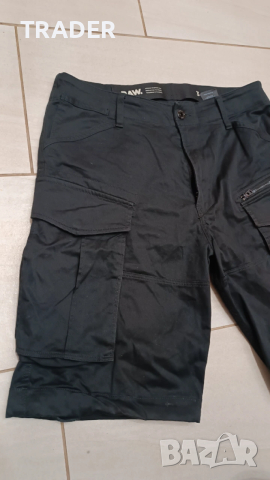 къси гащи панталони армейски бермуди G-STAR Raw Denim  черни, снимка 14 - Къси панталони - 35182855