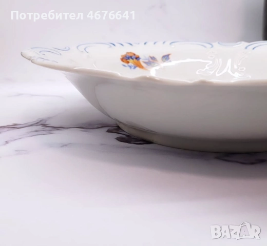 Порцеланова чиния/купа, снимка 3 - Чинии - 52788611