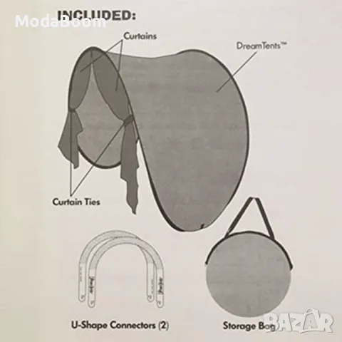 Детска палатка за сън Dream Tents  TV385, снимка 3 - Спални чували за бебета и деца - 48201022
