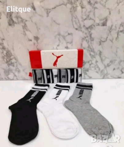 унисекс чорапи в кутия puma, снимка 2 - Дамски чорапи - 53181990
