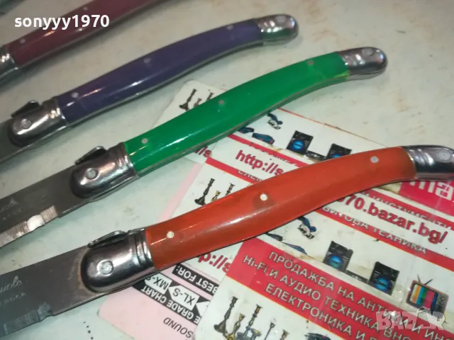 LAGUIOLE X5 МАРКОВИ НОЖА ВНОС FRANCE 0811241108, снимка 12 - Антикварни и старинни предмети - 47888903