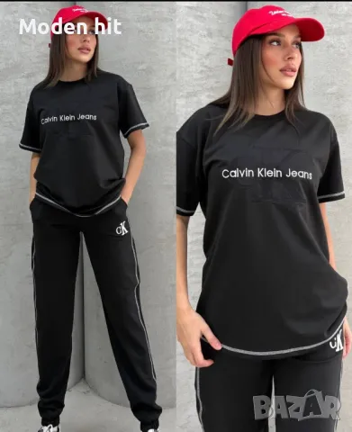 Calvin Klein Дамски Спортен Комплект 🔝Дамски Спортен Екип Келвин Клайн - Различни Цветпове Код VL-9, снимка 5 - Спортни екипи - 49306804