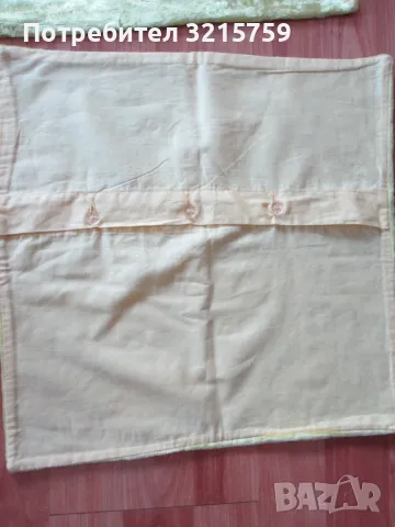 Нови с етикет 2 броя плюшени калъфки за възглавници 38х38см., снимка 5 - Възглавници - 50303533