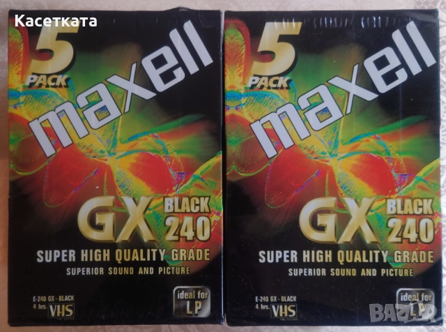 Видеокасети MAXELL GX Black 240 минути