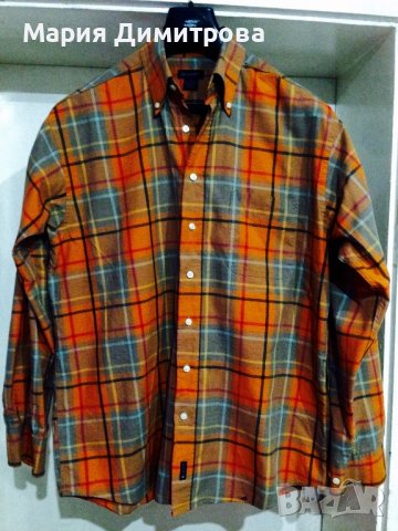 Мъжка риза GANT 100% памук, снимка 2 - Ризи - 39932576