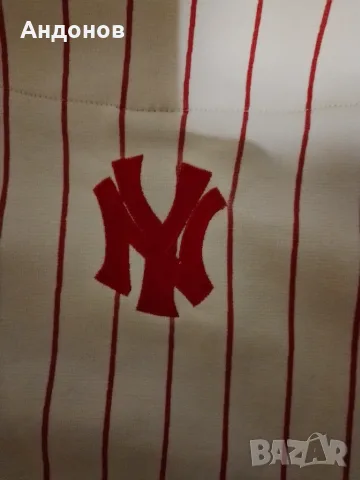 New York Yankees Majestic Риза Спортна, снимка 6 - Спортни дрехи, екипи - 56270739
