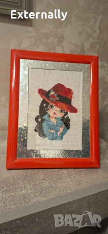 Гоблен „Малката чаровница“, снимка 2 - Гоблени - 53088197