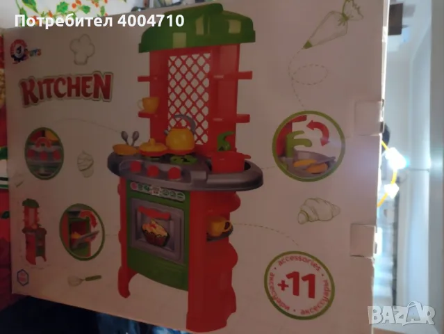 нова детскя кухня, снимка 2 - Играчки за стая - 47468029