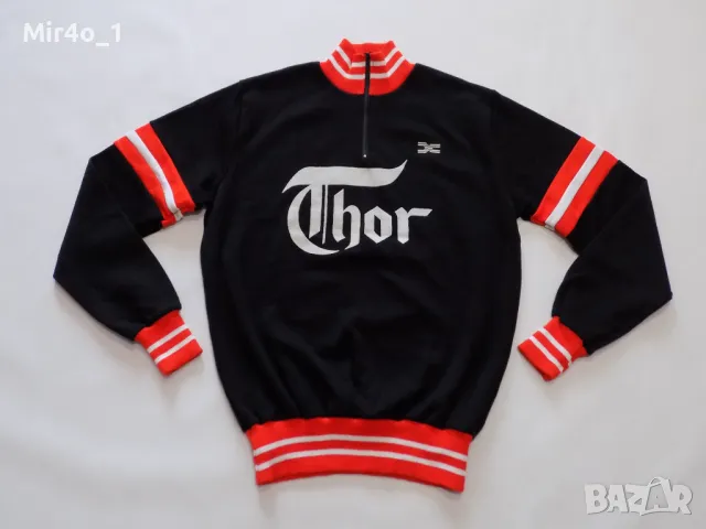 вело джърси decca thor wool горнище блуза яке екип вълнено мъжко оригинал шосейно колоездене 48/M