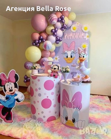 Украса за детски Рожден ден Барби Мини Маус Мики Соник , снимка 2 - Декорация - 44185000