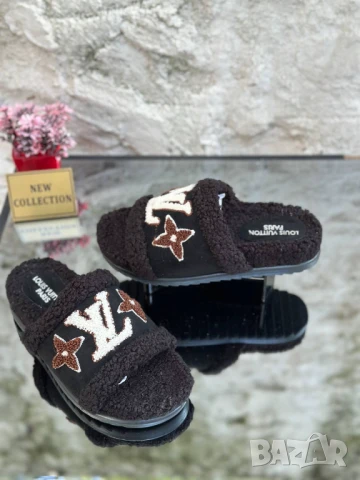 пухени чехли louis vuitton, снимка 3 - Чехли - 51428464