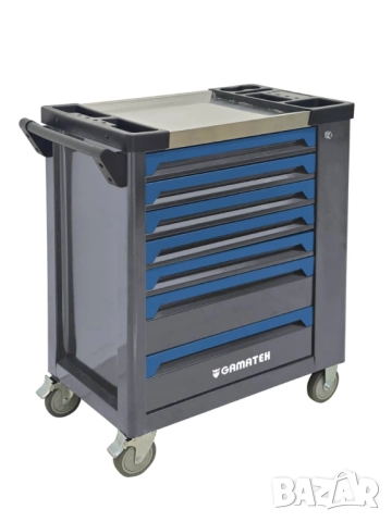 Количка за инструменти оборудвана с 258 броя инструменти