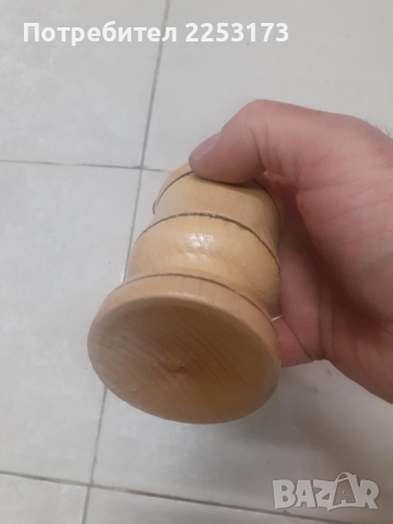 Ново дървено хаванче с чукало, снимка 3 - Декорация за дома - 44734894