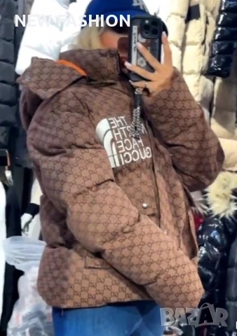 Дамско Зимно Яке ✨The North Face Gucci , снимка 7 - Якета - 52022943
