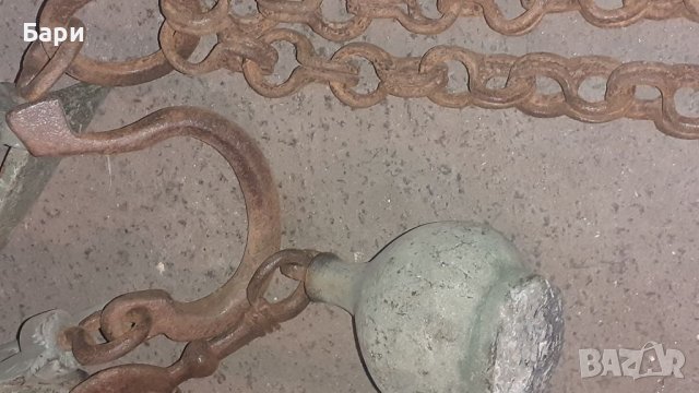 Стар ръчно направен кантар -Паланца, снимка 8 - Други ценни предмети - 41210512