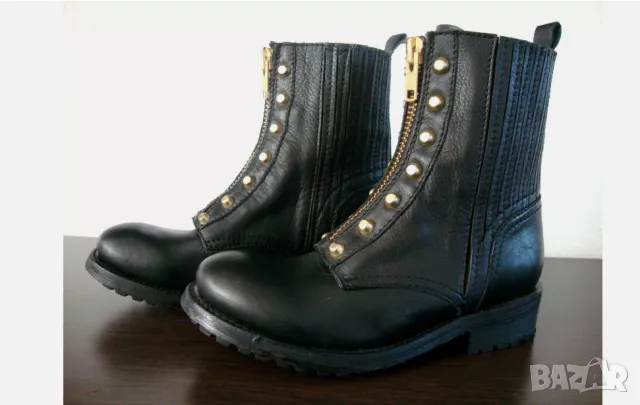 Мото боти /ботуши Ash Rachel Дамски ботуши Кожени номер 37, снимка 9 - Дамски ботуши - 49199530
