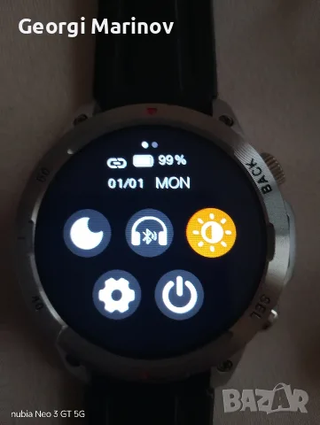 Смарт часовник smartwatch dk68, снимка 5 - Смарт часовници - 56183516