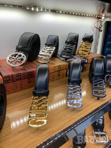 колани от естествена кожа в кутия ysl saint laurent calvin klein guess gucci hermes diesel, снимка 7 - Колани - 50764632