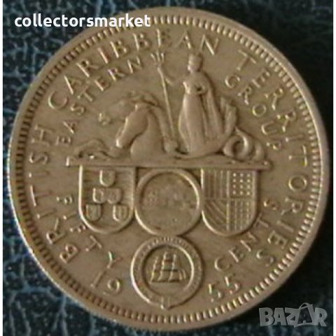 50 цента 1955, Източно Карибски Щати