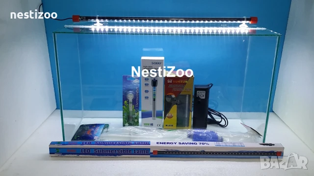 Аквариум Комплект-58 литра-КОД 26325, снимка 4 - Аквариуми - 50991776