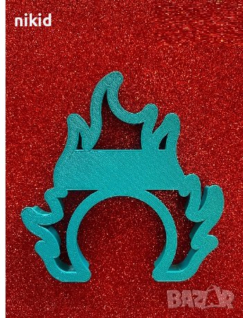 Огън Пламък Пожар пласмасов резец форма сладки фондан декор тесто