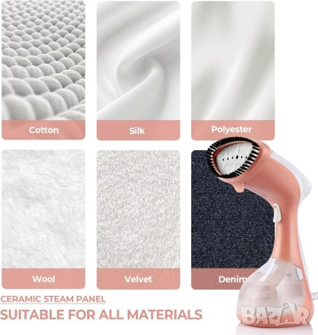 Парна ютия, 1800 W с 3 настройки на парата, 25 секунди бързо загряване, снимка 6 - Ютии - 42626332