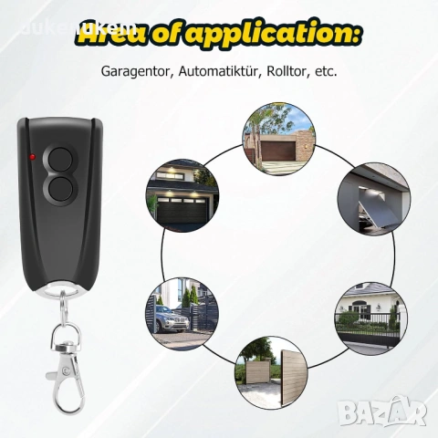 Дистанционно управление 433.92 MHz за гаражни врати 2 бр., снимка 7 - Друга електроника - 53032137