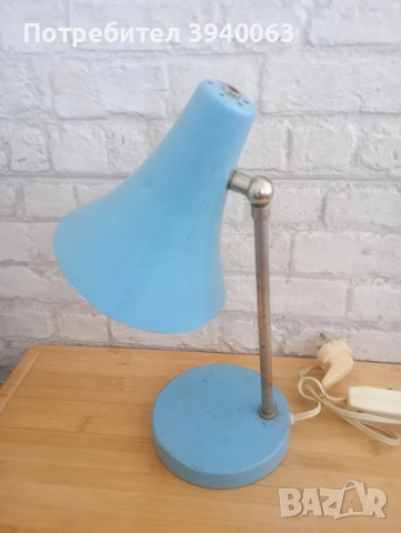 Стара настолна лампа от времето на соца колекция, снимка 6 - Настолни лампи - 50645923