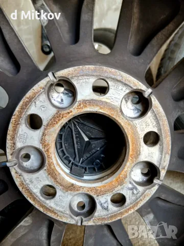 Джанти 205/55R16 W204 C CLASS със зимни гуми, снимка 4 - Гуми и джанти - 56210470