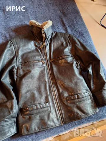 Кожено яке, снимка 2 - Якета - 49890922