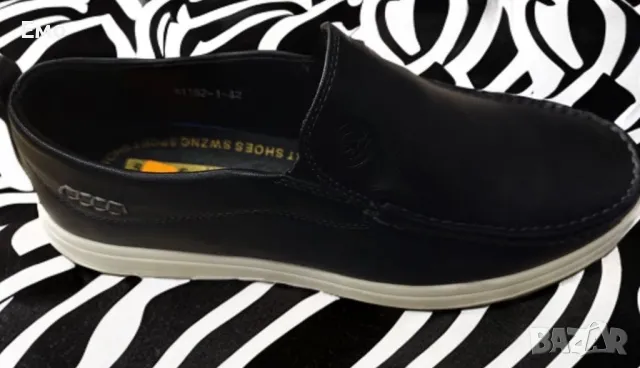 Мъжки елегантни кожени обувки без връзки, снимка 11 - Официални обувки - 47795438