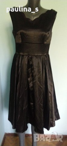 Сатенена рокля за повод "Li Li" / голям размер , снимка 2 - Рокли - 40535030