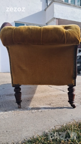 Антикварен диван лежанка, снимка 9 - Дивани и мека мебел - 52570313