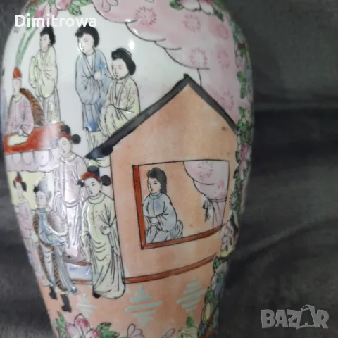 Китайска порцеланова ваза, снимка 14 - Антикварни и старинни предмети - 47565780