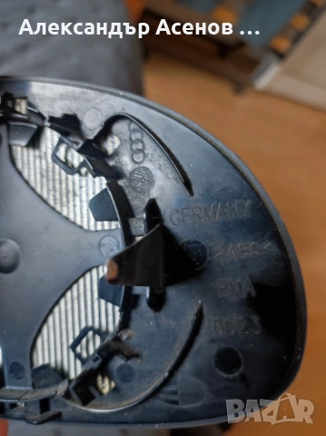 Оригинално стъкло за ляво огледало Фолксваген Пасат 2005-2009 г., снимка 5 - Аксесоари и консумативи - 38823546