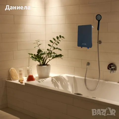 Термостатичен проточен бойлер 5500W с моментално загряване на водата за 3 секунди, снимка 4 - Бойлери - 56072804