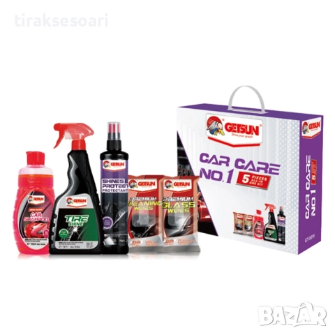 Комплект за Почистване на Автомобил 5в1 Getsun GT-0015