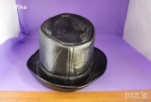 Шапка тип бомбе кожена, снимка 3 - Други - 50457570
