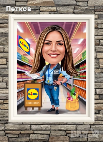 Карикатури по снимка–перфектен подарък за рожден ден, годишнина и други поводи, снимка 13 - Картини - 52130283