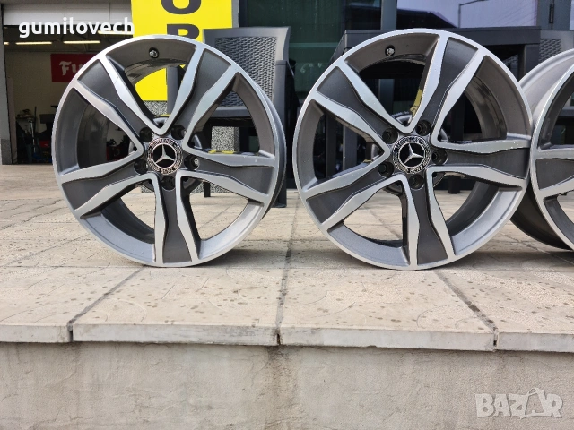 Оригинални Джанти Мерцедес C-Klasse W205-17 цола, снимка 8 - Гуми и джанти - 53118804