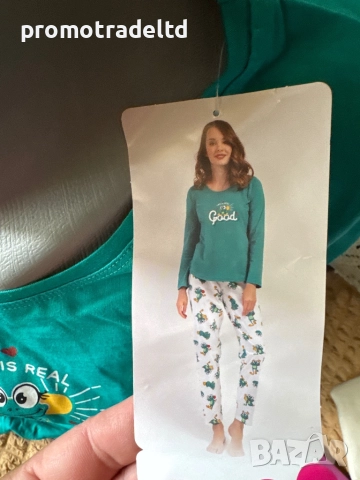 Качествена дамска пижама дълъг ръкав трико, снимка 3 - Пижами - 51997155