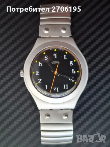 Рядък колекционерски Swatch Irony Big "Crazy Alphabet" (1995), снимка 3 - Мъжки - 56068542