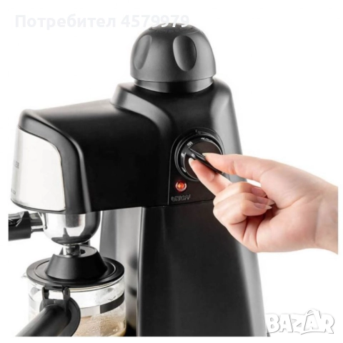 Комплект еспресо машина MUHLER MCM-33 + 2 стъклени чаши Luigi Ferrero Caffeina 80ml FR-8012 ПОДАРЪК , снимка 8 - Кафемашини - 51635474