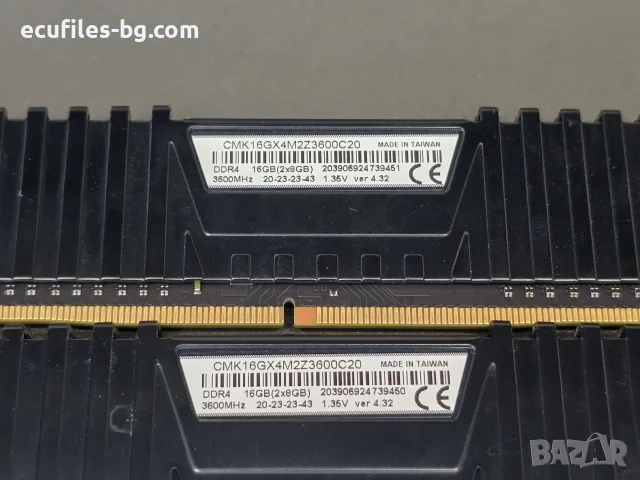 РАМ/RAM памет 16GB(2x8GB Corsair) Vengeance PLX DDR 3600Mhz, снимка 3 - RAM памет - 55827812