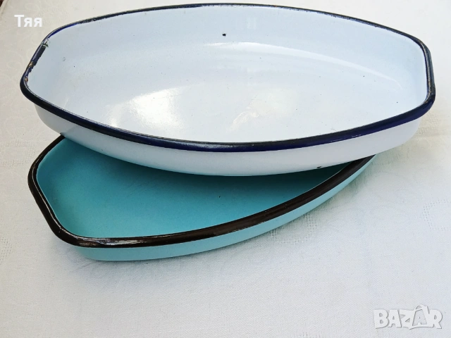 Емайлирани тавички , снимка 4 - Съдове за готвене - 53678543