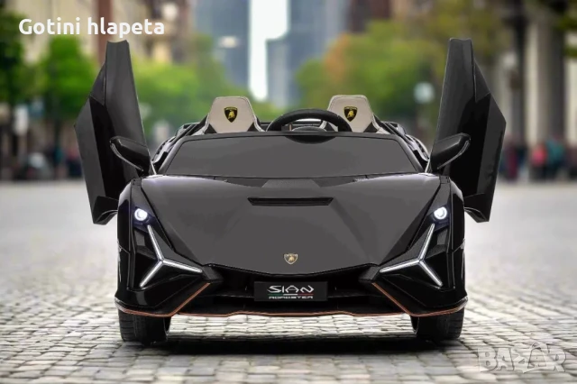 Акумулаторна Двуместна КОЛА Lamborghini SIAN  24V функция дрифт, снимка 13 - Коли, камиони, мотори, писти - 51038691