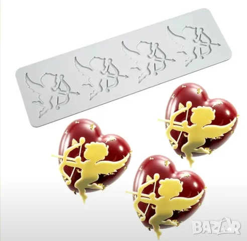 Молд за Свети Валентин амурчета, снимка 6 - Форми - 48789461