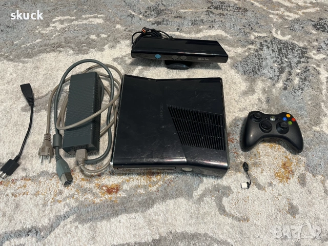Xbox 360 slim Trinity ХАКНАТО, Kinect, 250 GB