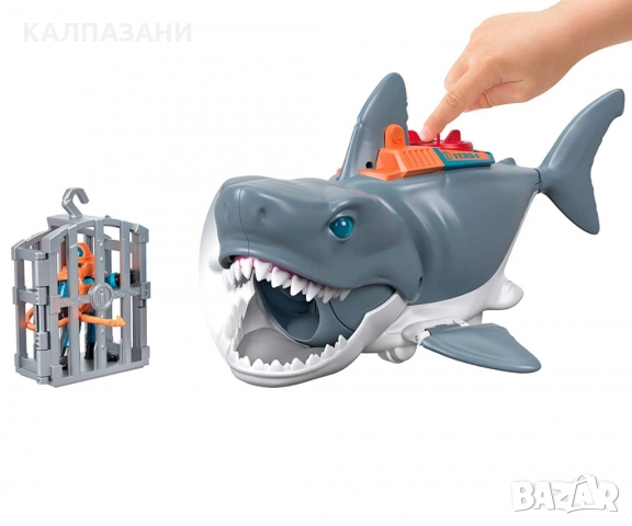 Imaginext: Мега захапка на акула Mattel GKG77 , снимка 6 - Фигурки - 36079779