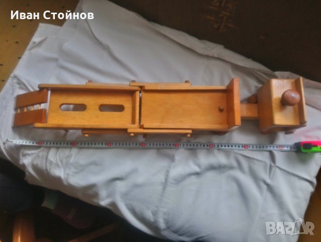 Дървена играчка камион Fagus автовоз, снимка 9 - Образователни игри - 35715645